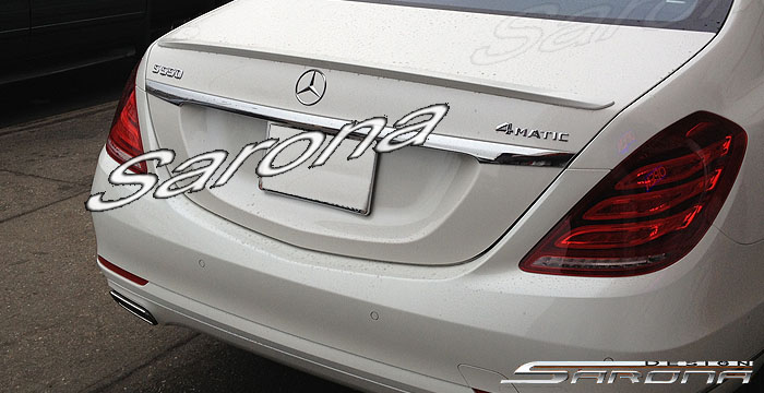 Custom Mercedes S Class  Sedan Trunk Wing (2014 - 2019) - $249.00 (Part #MB-091-TW)